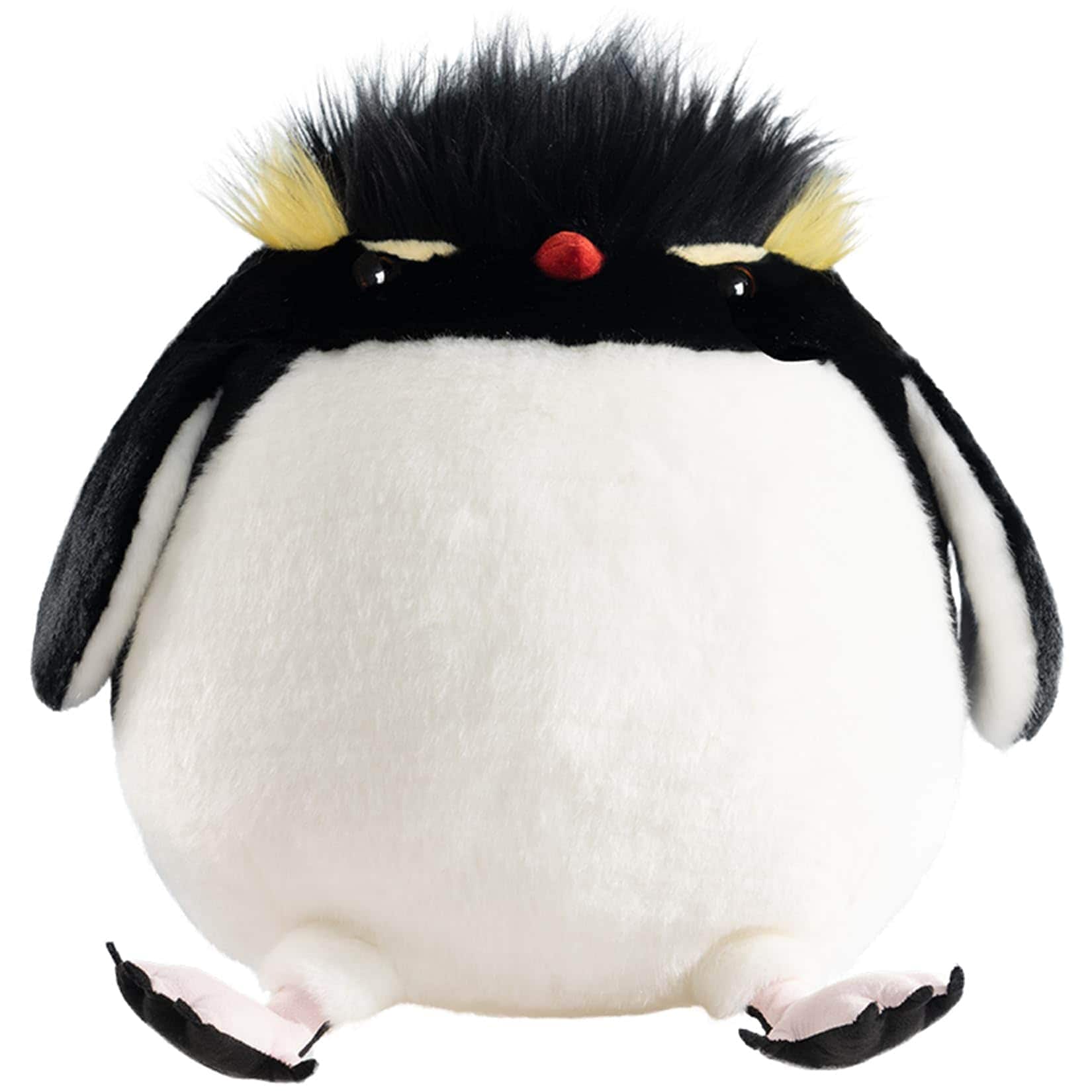 博物文創 イワトビペンギン フィギュア ぬいぐるみ 可愛い 抱き枕 ふわふわ 癒し系 動物 おもちゃ 人形 卒業祝い プレゼント デスクプレイ 置物 コレクション インテリア