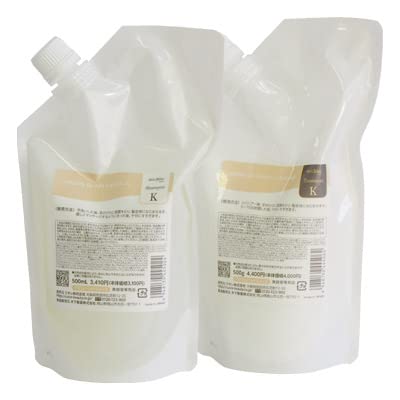クオレ michite by AXI シャンプー Ｋ 500ｍｌ トリートメント Ｋ 500g 詰替え