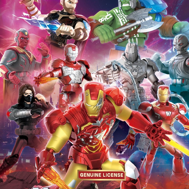 【正品】BLOKEES プラモデル フィギュア Blokees MARVEL INFINITY SAGA （マーベル インフィニティ・サーガ） 第4弾 プラモデル81114