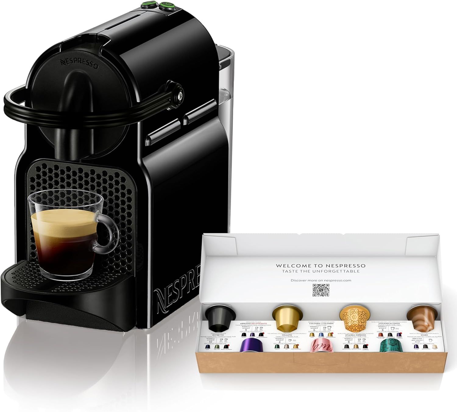 ネスプレッソ カプセル式コーヒーメーカー イニッシア ブラック 水タンク容量0.6L コンパクト 軽量 D40-BK-Wその他