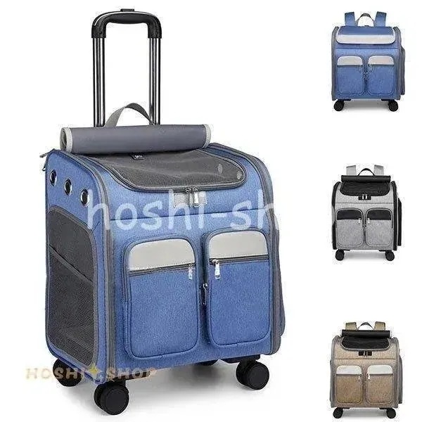 ペットキャリーバッグ リュック ペットバッグ 猫用 小型犬用 キャリーバッグ キャリーカート 折りた