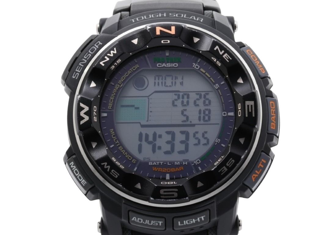 腕時計 PRO TREK プロトレック Multifield Line PRW-2500-1JF 樹脂／アルミ - デジタル ブラック系 ウォッチ ブランド 高級 人気 プレゼント【本物保証】