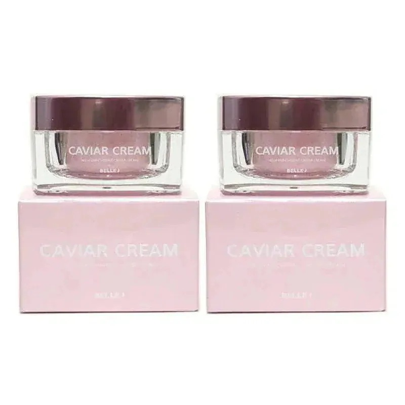 [正規品][1+1]BELLEJ キャビア クリーム 50ml+50ml Caviar Cream ベルジェイ 弾力 保湿 鎮静 低刺激 リフティング[韓国スキンケア]