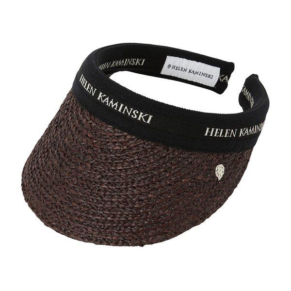 [釜山店] ビアンカ8 女性用バイザー HAT52204 CHOCOLATE BLACK LOGO