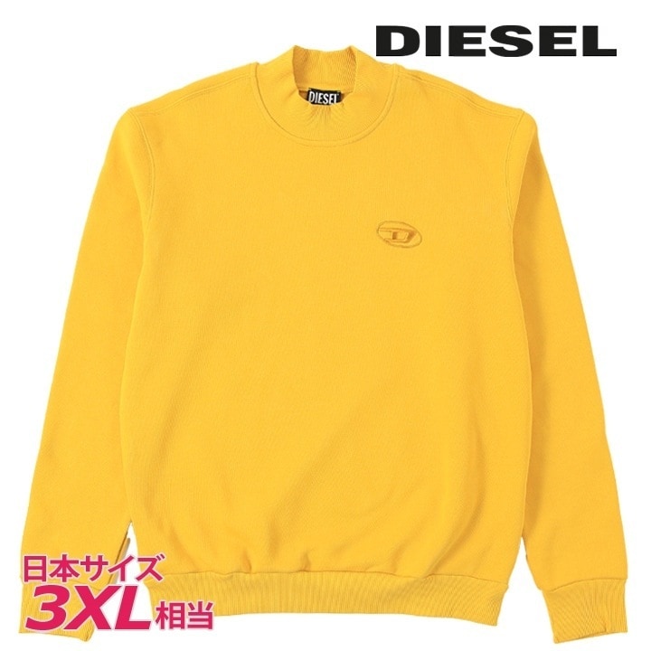 プルオーバースウェットシャツ トレーナー メンズ S-NORIS オーバルDロゴ刺繍 モックネック die-m-t-f4-3hc