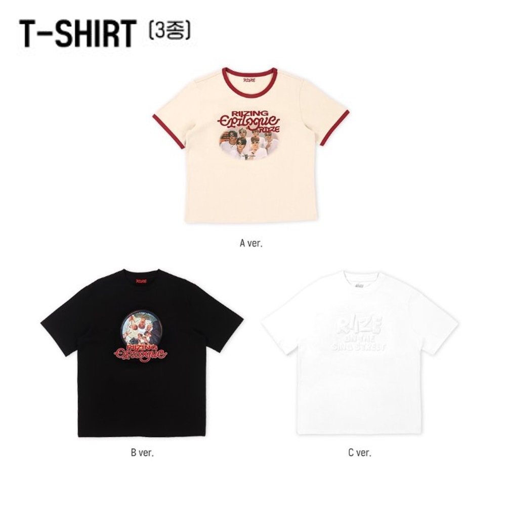 RIIZE epilogue ポップアップ Tシャツ 公式] RIIZE RIIZING : Epilogue ALBUM [ ON THE SING STREET