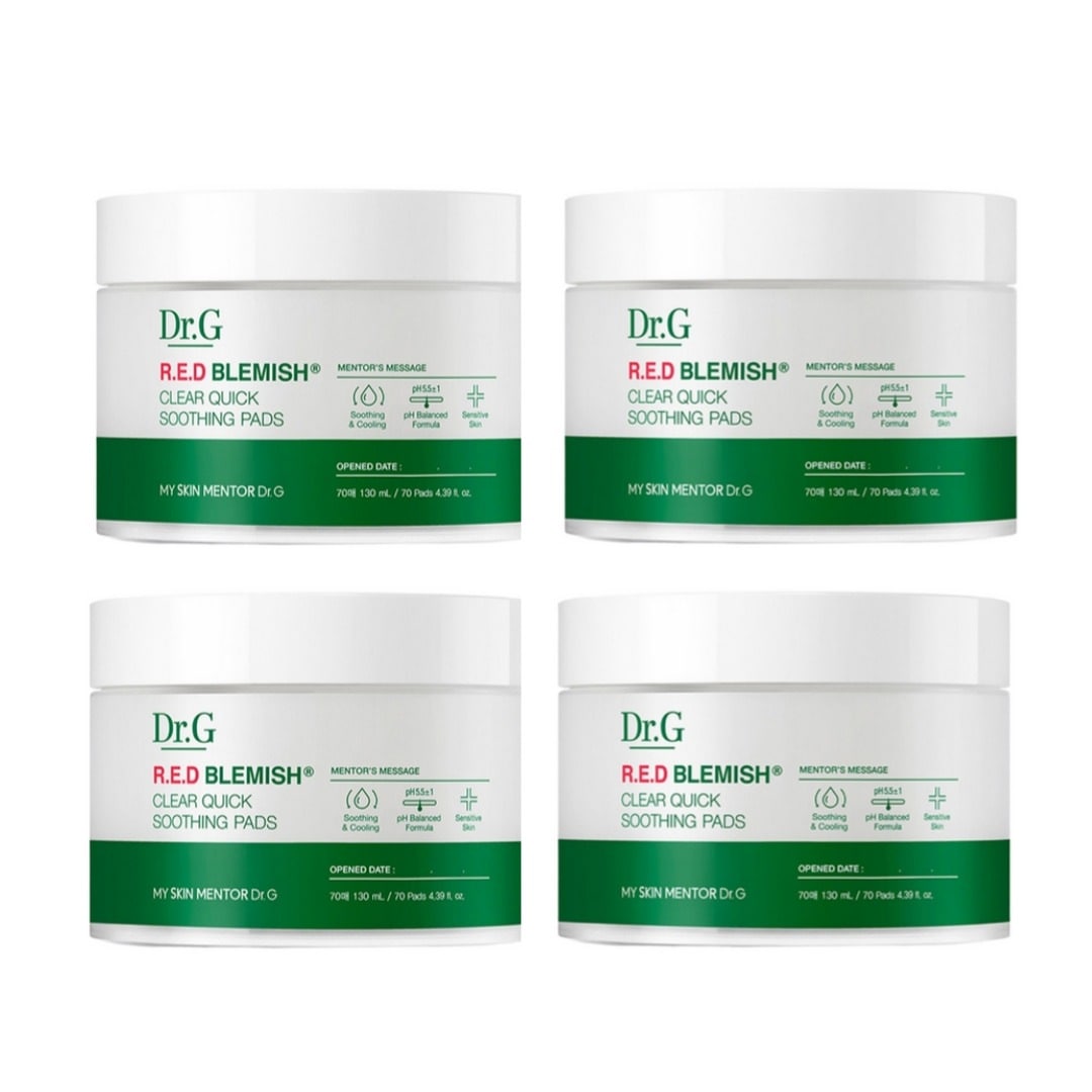 【1+1+1+1】レッドブレミッシュクリアクイックスーディングパック 70個入り