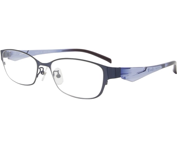 取り寄せ品 ブランドフレーム アミパリジェイスピリット JS-6012-28-54 ブルー