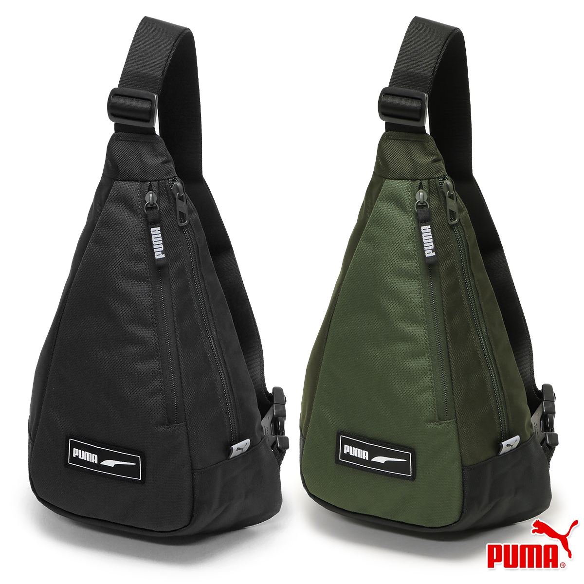 Deck Sling バッグ メンズ/レディース ワンショルダーバッグ/ボディバッグ ブラック/カーキ 090705