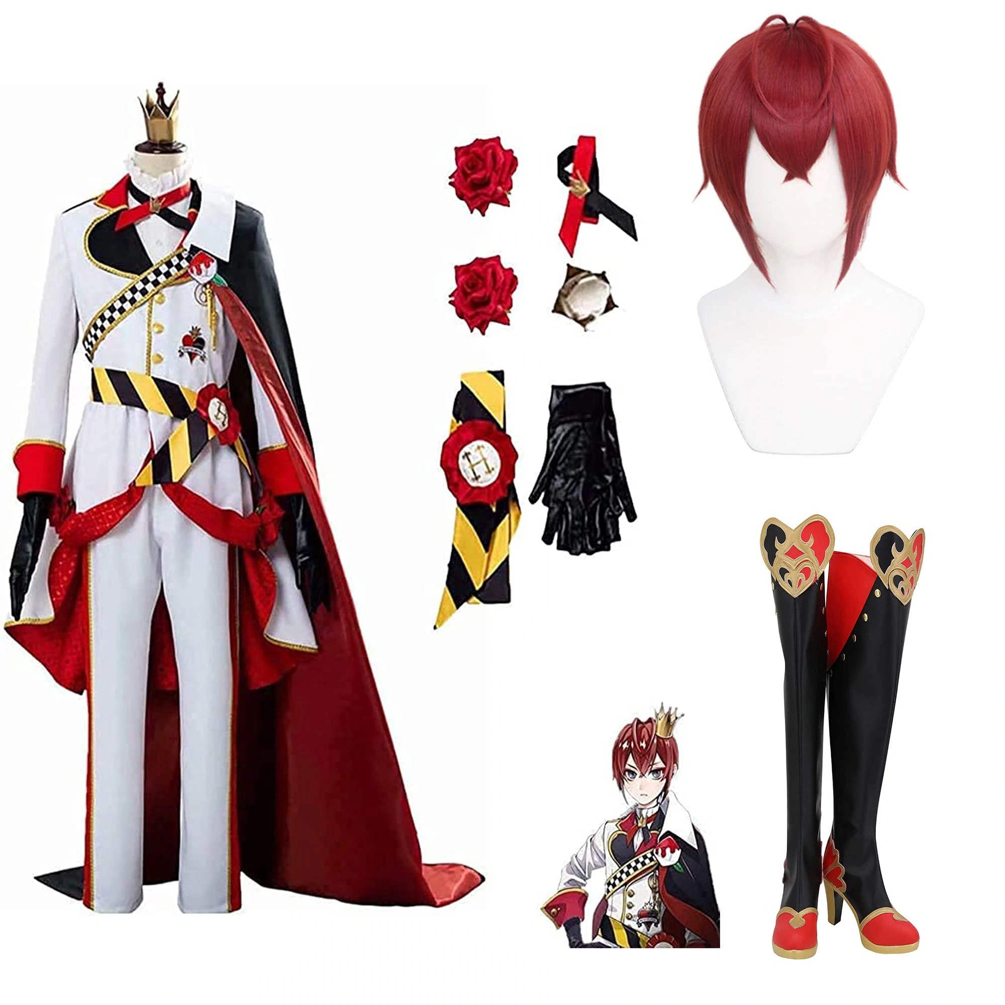 【全シリーズ発売中】 【値引き中】学園祭 ハロウィン ハロウィーン 高級 コスチューム コスプレ衣装 コスプレ用衣装 寮服 ふしぎ国アリス ハーツラビュル寮 ツイステ リドルローズハート Riddle