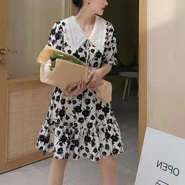 ワンピース 上着 人気 おすすめ おしゃれ お洒落 激安 安い プチプラ 半袖 ふわふわ パフスリーブ