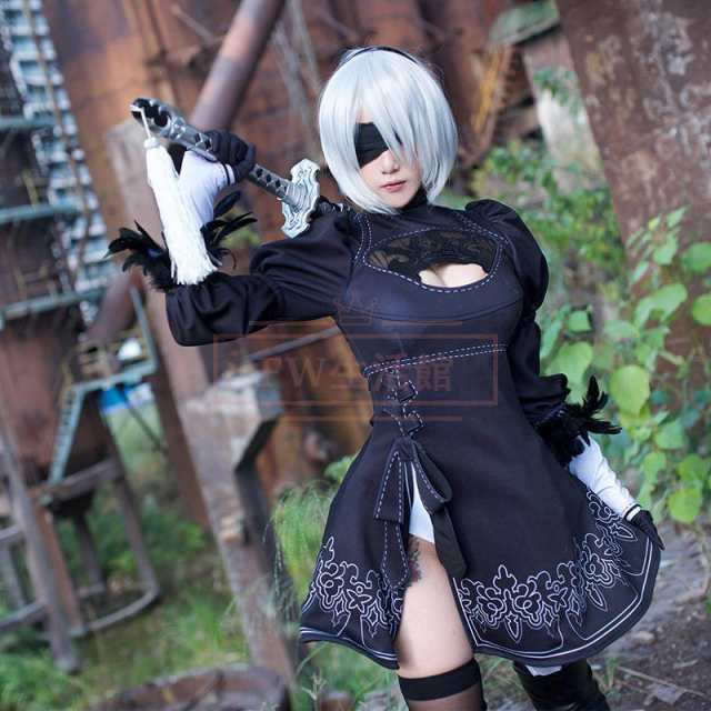 「急速出荷」最低価!格!NieR Automata ニーア オートマタ 2B ヨルハ二号B型 コスプレ衣装 大人用 子供用 コスチューム 変装 仮装 イベント 衣装アニメ 映画 演出服