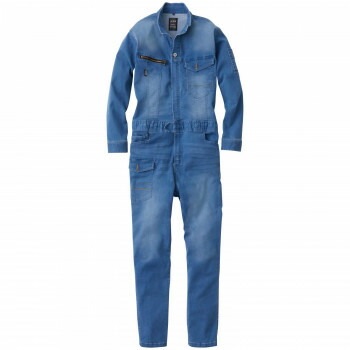 桑和 2082-20 ツナギ Sサイズ ライトインディゴ（556） N.BW