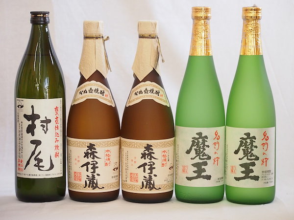 Qoo10] 鹿児島県産プレミアムな芋焼酎飲み比べ5本