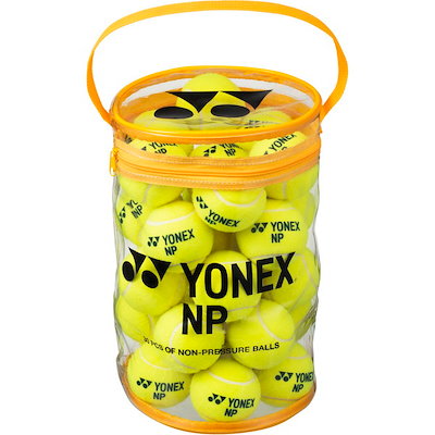 他サイト： Yonex ヨネックス ノンプレッシャーボール 30個入 テニス ボール TBNP30-004の商品画像