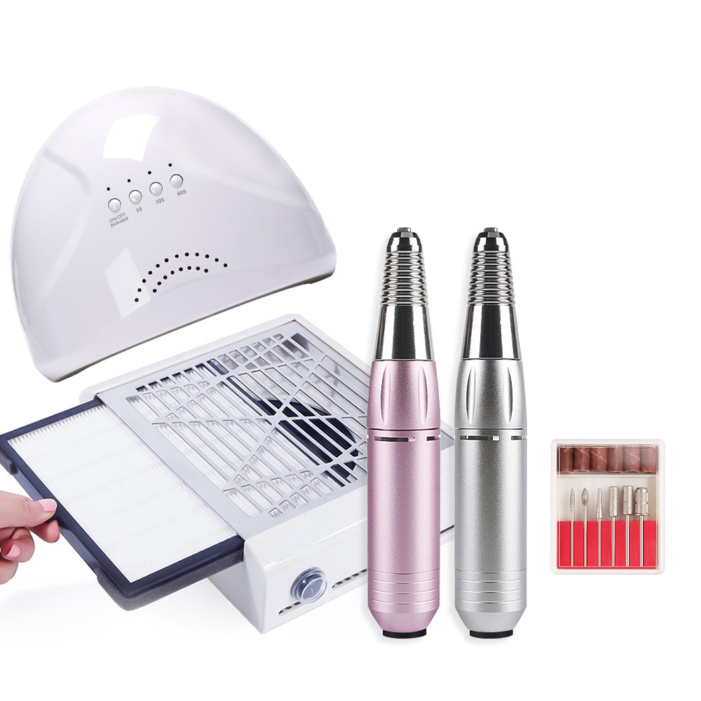ネイルマシーンセット LED & UV ネイルライト ネイルマシン ダスト集塵機 ネイルダストコレクター ネイル 電動ネイルマシン 簡単ネイルオフ 自宅ネイル ネイルケア 5,621円