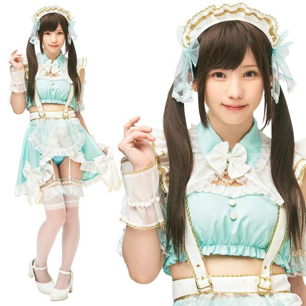 コスプレ レディース えなこコラボ アニバーサリーメイド メイド セパレート女性用 かわいい 可愛い コスチューム コスプレ 衣装 仮装 コーデ 忘年会
