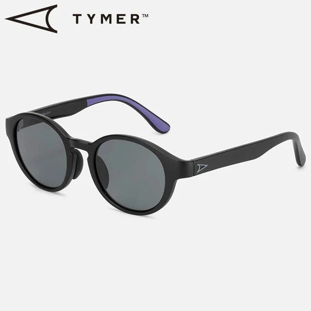 TYMER サングラス 偏光レンズ パブロ [TY103-MBK-GYP] メンズ・レディース アイウェア ボストン ラウンド おしゃれ Matt-Black/Gre 正規取扱店
