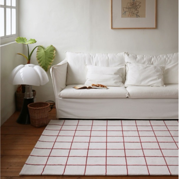 ベレングリッドラグ 洗えるラグ 100X150 150x200 170x230