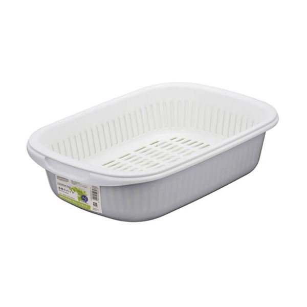 (5セット) 岩崎工業 クッキンパル 水切りバット ホワイト K-1657-WHX5