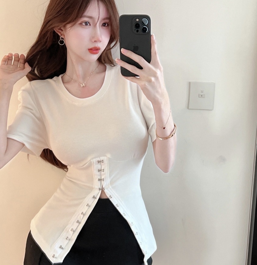 トップス デート モテアイテム Tシャツ カットソー 半袖 コットン 可愛い きれいめ 上品 おしゃれ かっこいい 可愛い ラブリー キュート ガーリー クール モード系 セクシー エレガント