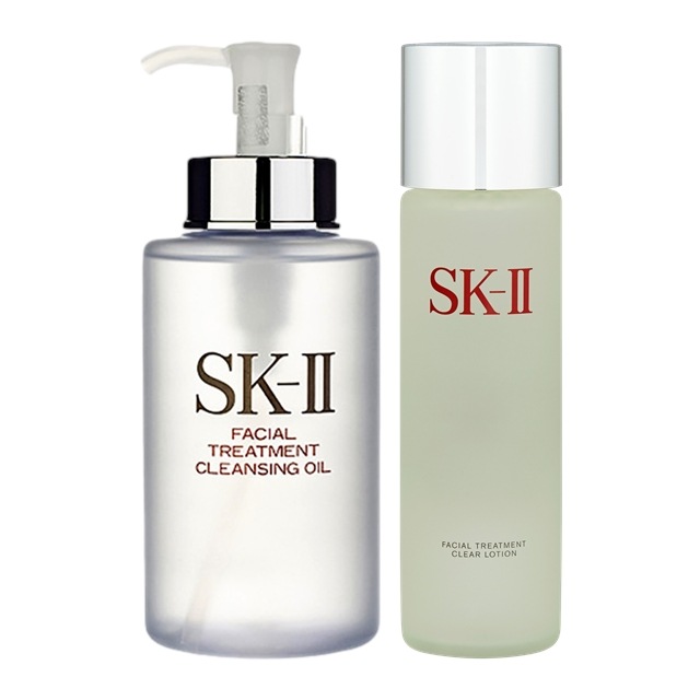 エスケーツー（SK-II／SK2） ピテラベーシックケア FT クレンジングオイル ＋ FT クリア ローションセット 250ml+230ml 13,147円