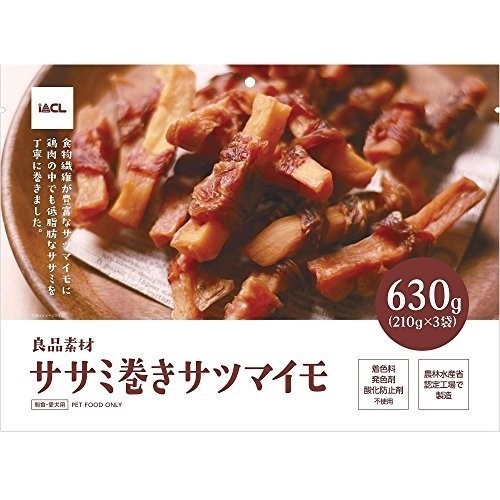 （まとめ買い）イトウ＆カンパニー 良品素材 ササミ巻きサツマイモ 630g 犬用 [x4]