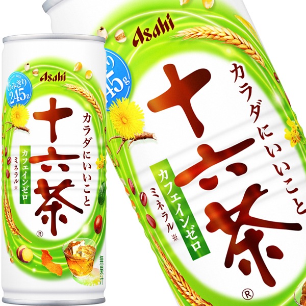 45営業日以内に出荷アサヒ 十六茶 245g缶60本[30本2箱]［賞味期限：2ヶ月以上］
