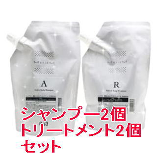 ナンバースリー 003/ミュリアム クリスタル/ミュリアム 薬用スカルプシャンプー A 500ml & トリートメント R 500g (詰替用)