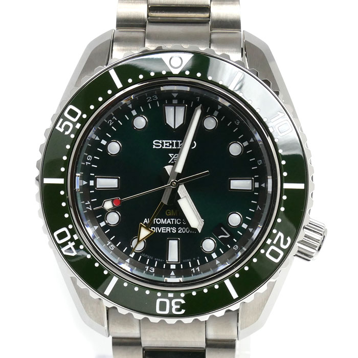 SEIKO セイコー ロスペックス PROSPEX メカニカルダイバー 1968 GMT 腕時計 自動巻き SBEJ009/6R54-00D0 メンズ 中古 美品