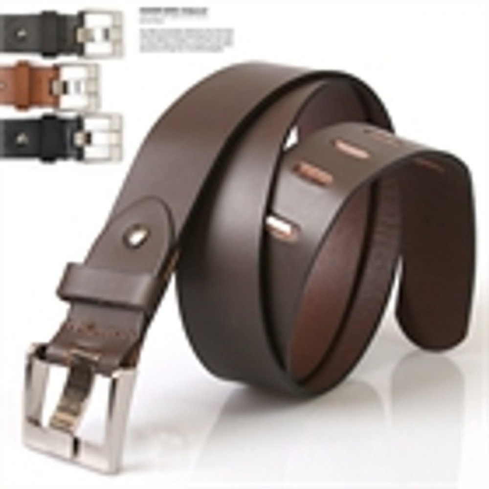 (ニナスパリ) スクエア Bバックルビッグサイズフルレザーメンズフォーマルベルト (6SH255)