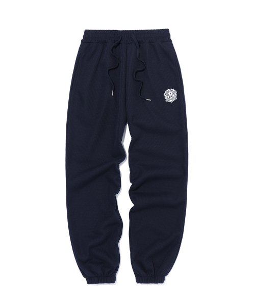 Circular meshed jogger pants - NAVY