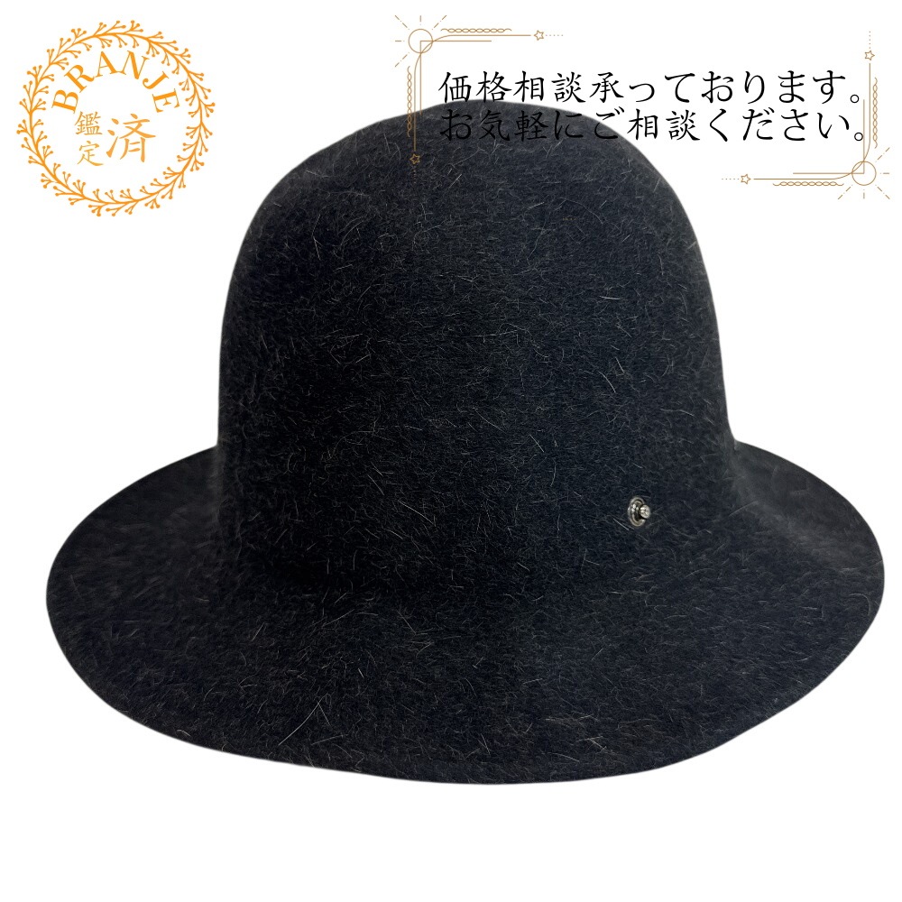 フェルト ハット ブラック