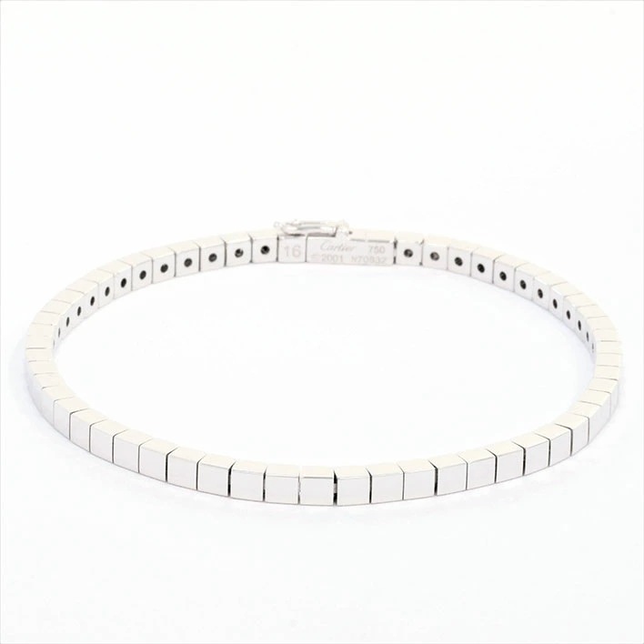 【新品仕上げ済み】カルティエ ラニエール K18WG【ブレスレット】