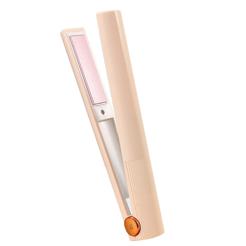 ワイヤレスクリップボードミニヘアアイロン巻き直両用ストレートクリップボードヘアアイロンレディース前髪内掛け携帯小型クリップボードヘアアイロン寮ミニワイヤレス充電ヘアアイロンワイヤレスヘアアイロン【3段