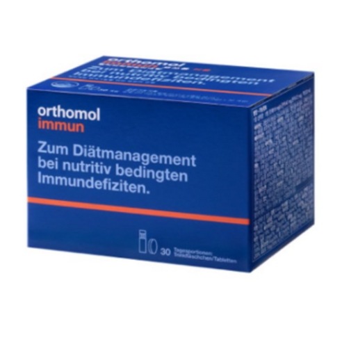 ［30個入り］　イミューンマルチビタミンミネラル　20ml + 919mg x 30個　免疫力ドリンク+カプセル型 サプリメント　orthomolimmun