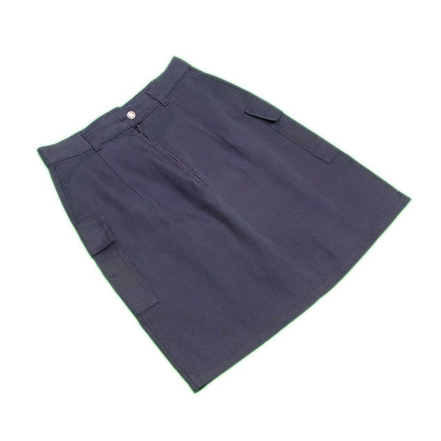 スカート ワークポケット 28インチ ブラック ゴールド 中古