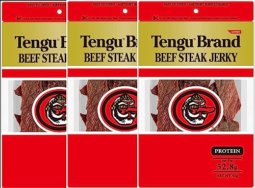 テング ビーフジャーキー 93ｇ レギュラー 3袋
