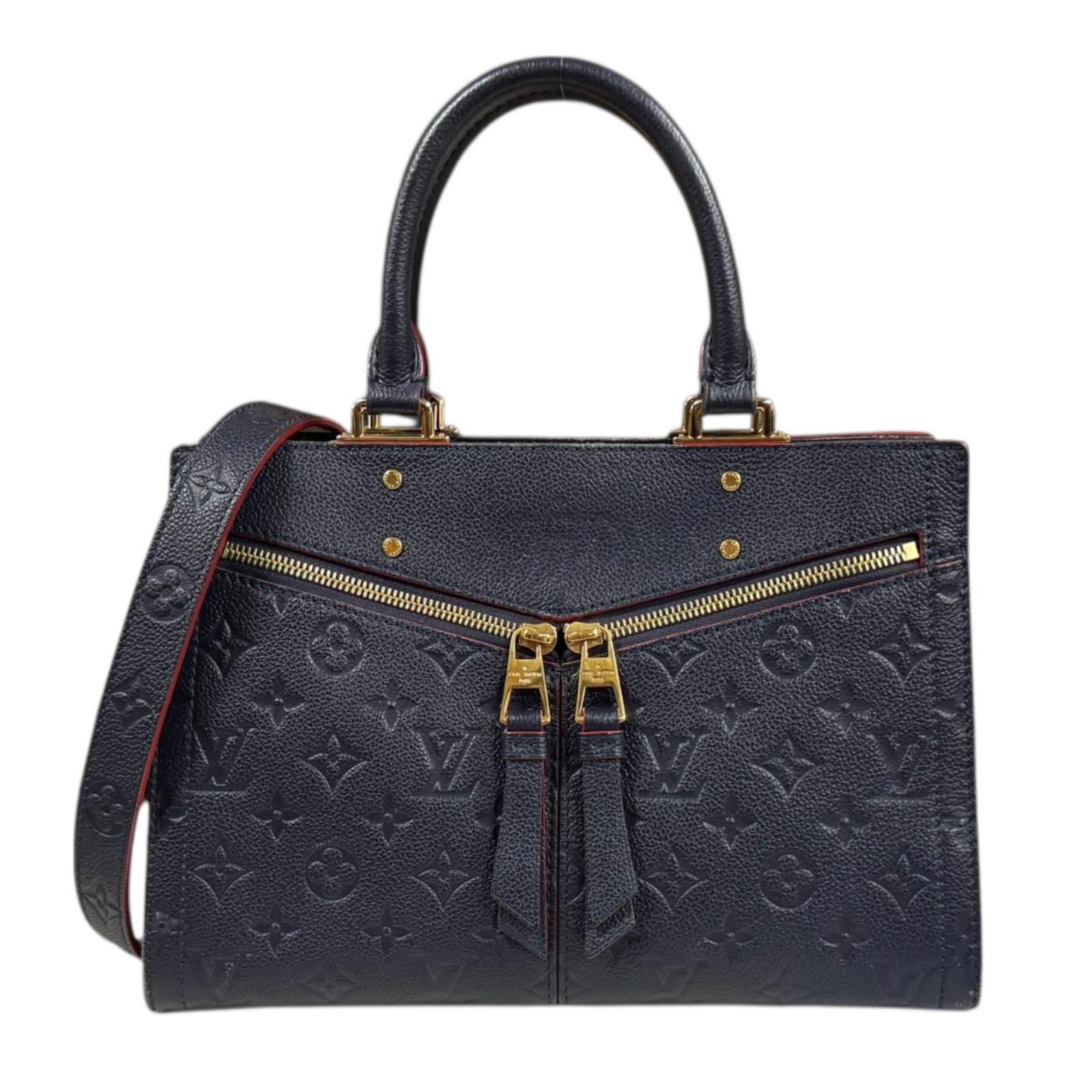 ルイヴィトン スリーPM モノグラムアンプラント ショルダーバッグ モノグラムアンプラント M54195 ネイビー LOUIS VUITTON 中古