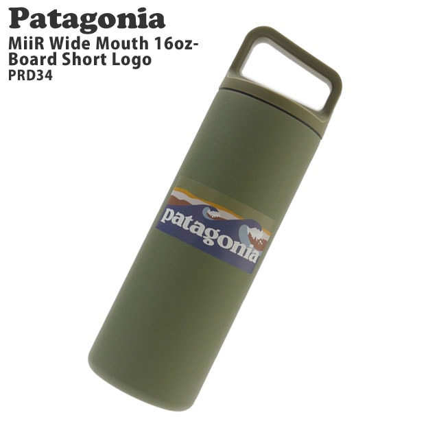 パタゴニア Patagonia ミアー MiiR 16oz Wide Mouth Bottle Board Short Logo 473ml PRD34 290-006116-015