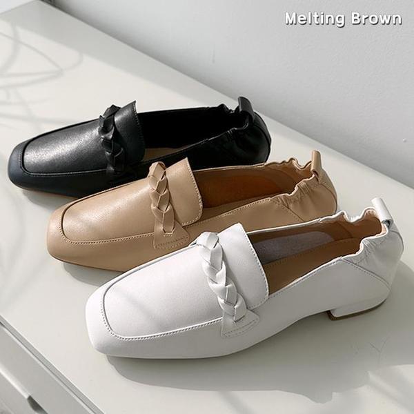 女性牛革ローファー 秋の靴 フラット MT03