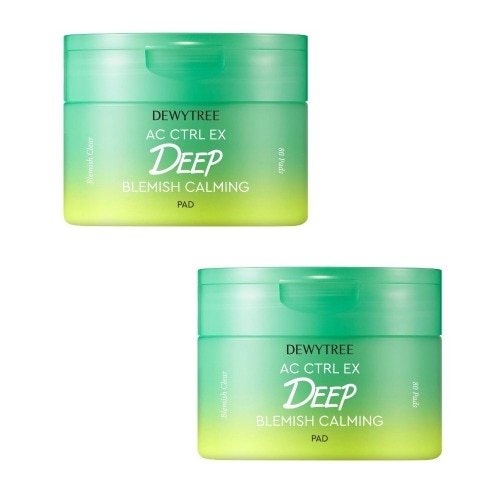 デュイツリーACコントロールEXディープトレイル鎮静キャップパッド80 x 2肌鎮静冷感化粧品ギフトスキンケア