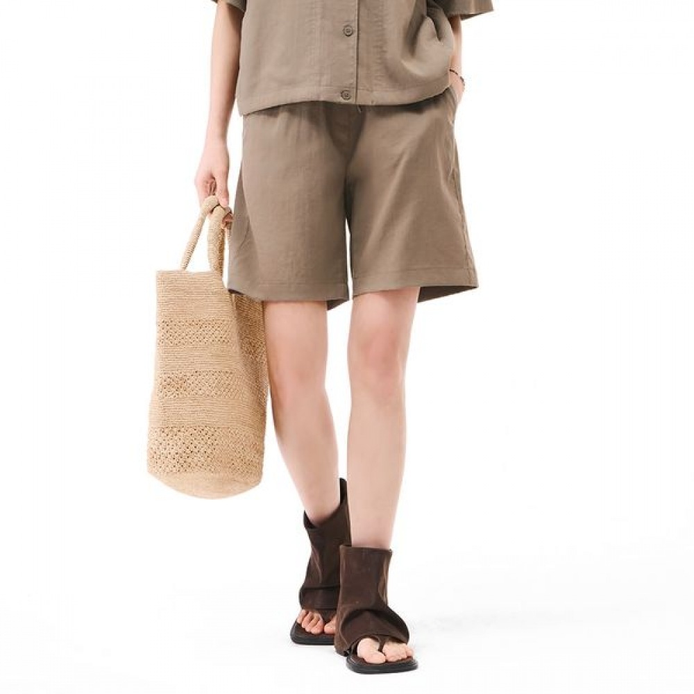 (チェースカルト) 女性用リネンのような4パートパンツ-ECRG2572E08