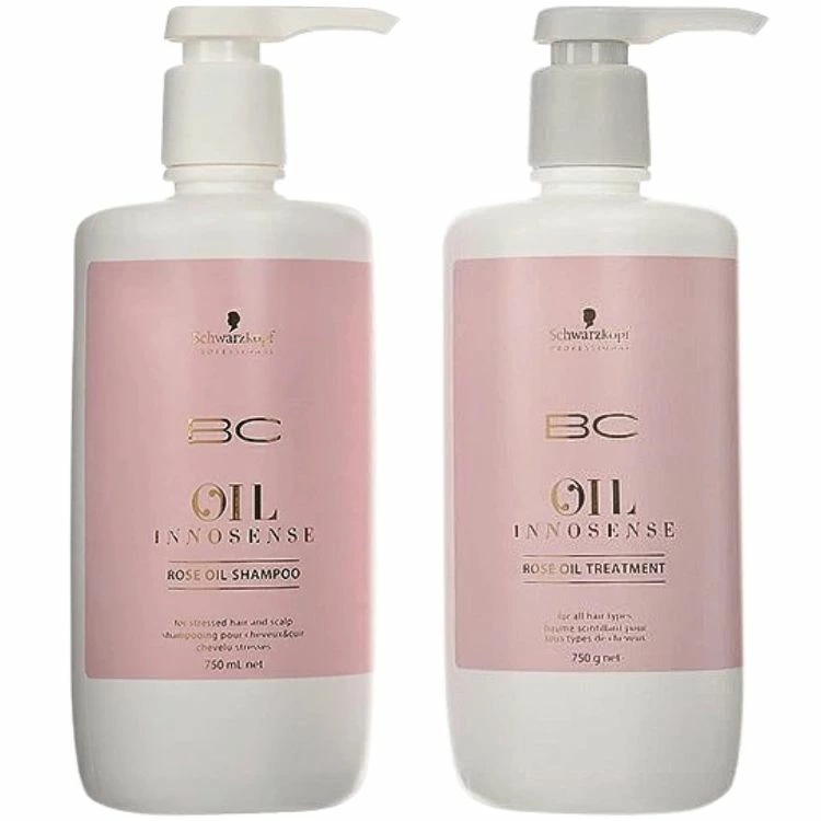 2個セット シュワルツコフ BCオイル ローズ シャンプー 750ml + ローズトリートメント 750g 各1個ずつ ローズオイル オイルトリートメント フレグランス ツヤとうるおい 頭皮のにおい