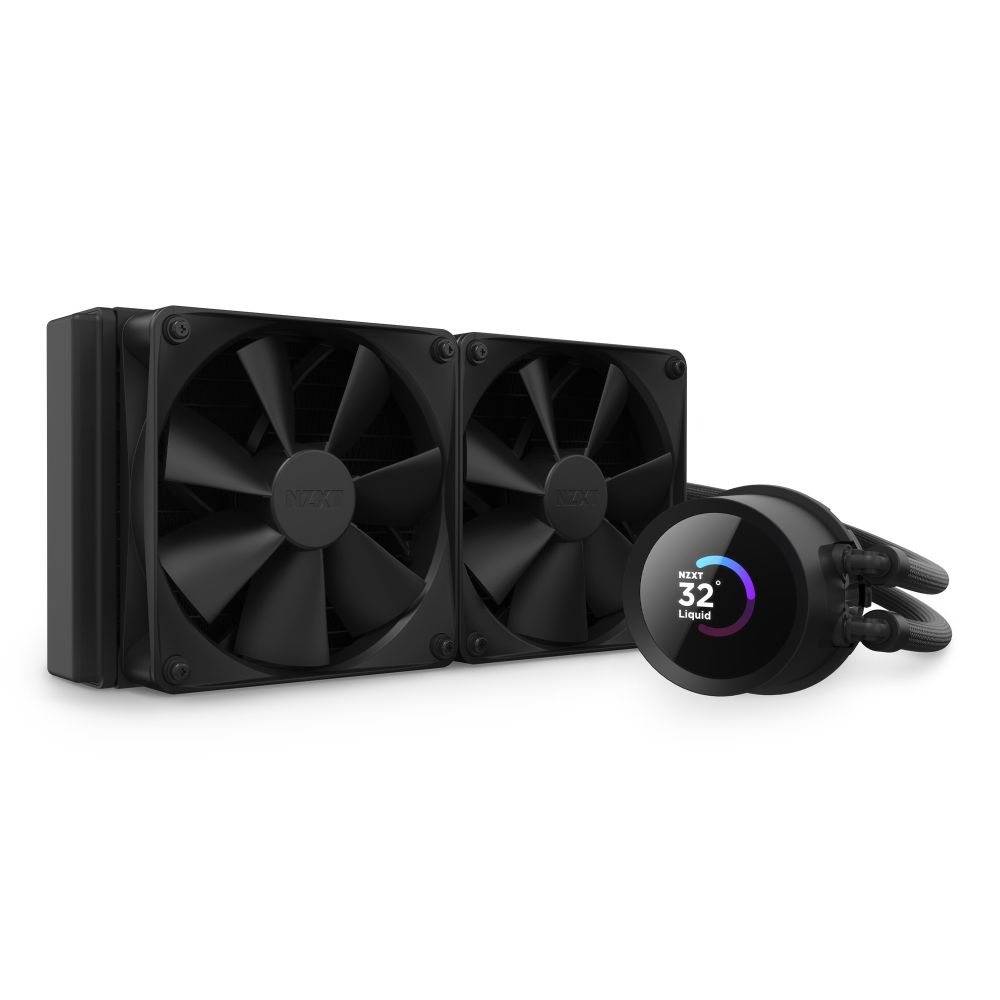 NZXT NZXT 簡易水冷クーラー KRAKEN (BASE) serise 240mm ブラック RLKN240B1