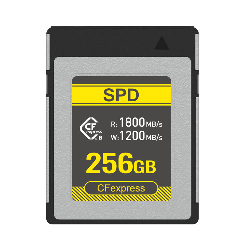 SPD CFexpress Type B メモリーカード 256GB R:1800MB/s W:1200MB/s 8K 4K ビデオ SC18-CFX256GB2 5年保証