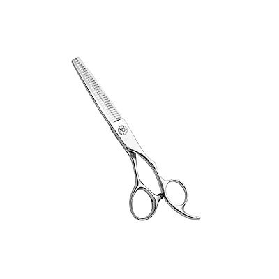 AOLANDUO専門的な散髪はさみは6インチであり、非常に鋭いブレードを