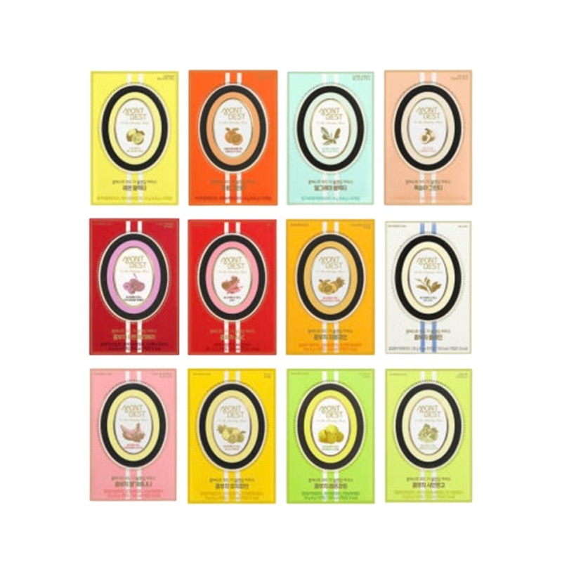 [3個セット] ティーセット(10本×4パック)・選べる3種(ブレンドティー(紅茶＆緑茶)・さっぱり系コンブチャ・甘め系コンブチャ)・韓国茶・簡単スティックタイプ