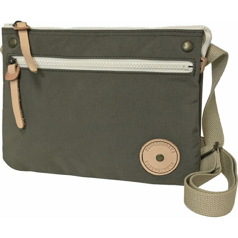 （ギフト）フロリダキース サコッシュ バッグ カーキ