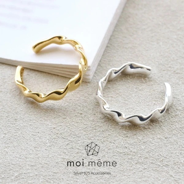 moi meme モワメンム silver925 ツイスト リング 指輪 金属アレルギー対応